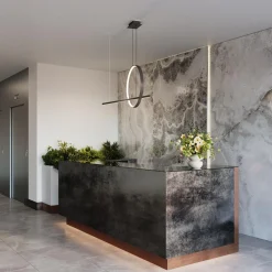 Lampa wisząca GLAD czarna LED 4000K (TH.495) - Thoro Lighting