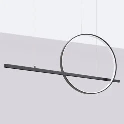 Lampa wisząca GLAD czarna LED 4000K (TH.495) - Thoro Lighting