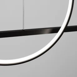 Lampa wisząca GLAD czarna LED 4000K (TH.495) - Thoro Lighting