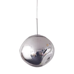 Lampa wisząca GLAM L srebrna 38 cm (MP-1239-380 chrome) - Step into Design