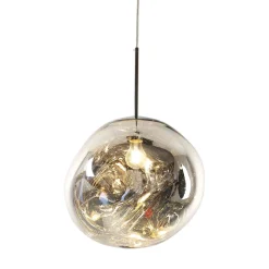 Lampa wisząca GLAM L srebrna 38 cm (MP-1239-380 chrome) - Step into Design