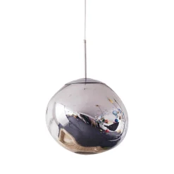 Lampa wisząca GLAM L srebrna 38 cm (MP-1239-380 chrome) - Step into Design