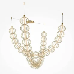 Lampa wisząca Golden Cage (MOD216PL-L55G3K) - Maytoni