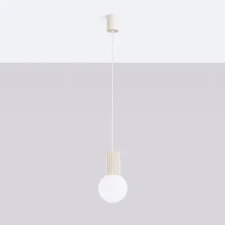 Lampa wisząca HALO 1 beżowa (SL.1719) - Sollux Lighting