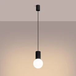 Lampa wisząca HALO 1 czarna (SL.1714) - Sollux Lighting