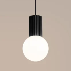 Lampa wisząca HALO 1 czarna (SL.1714) - Sollux Lighting