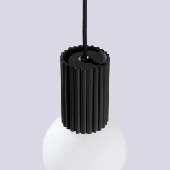 Lampa wisząca HALO 1 czarna (SL.1714) - Sollux Lighting