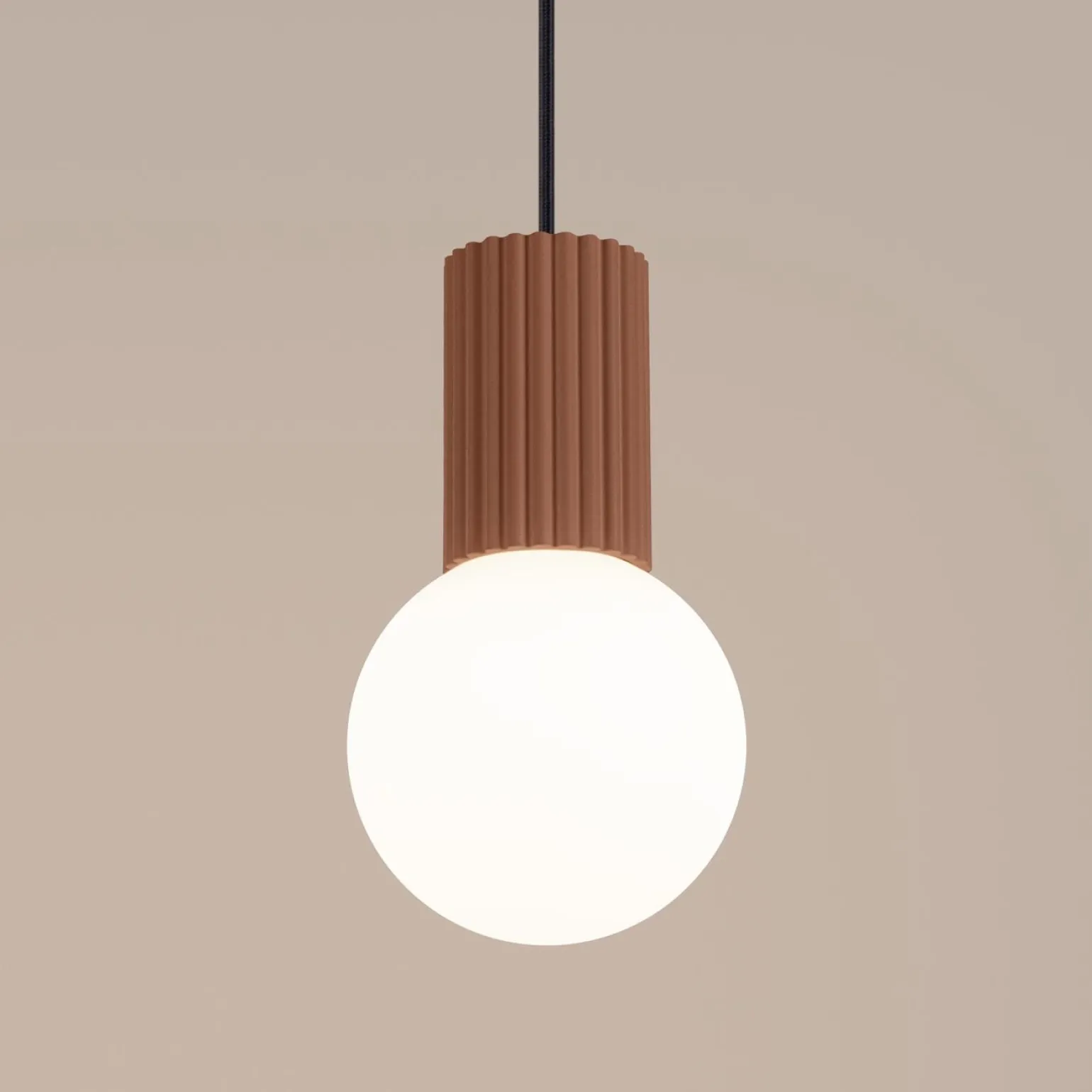Lampa wisząca HALO 1 mocca (SL.1734) - Sollux Lighting