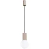 Lampa wisząca HALO 1 taupe (SL.1744) - Sollux Lighting