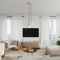 Lampa wisząca HALO 1 taupe (SL.1744) - Sollux Lighting