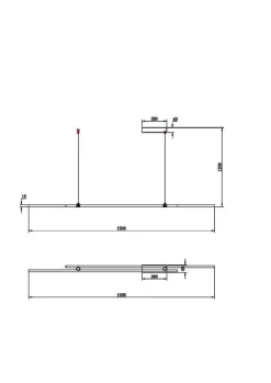 Lampa wisząca Halo (MOD005PL-L36BSK) - Maytoni