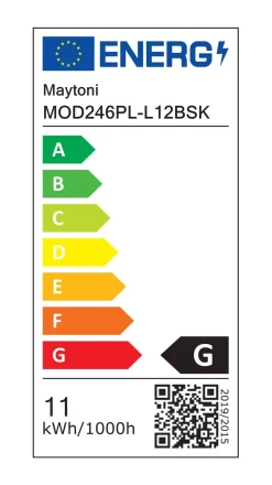 Lampa wisząca Halo (MOD246PL-L12BSK) - Maytoni