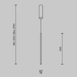 Lampa wisząca Halo (MOD246PL-L12BSK) - Maytoni