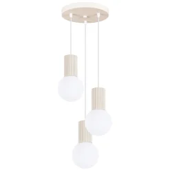 Lampa wisząca HALO 3P beżowa (SL.1720) - Sollux Lighting