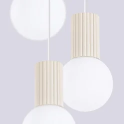 Lampa wisząca HALO 3P beżowa (SL.1720) - Sollux Lighting