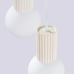 Lampa wisząca HALO 3P beżowa (SL.1720) - Sollux Lighting