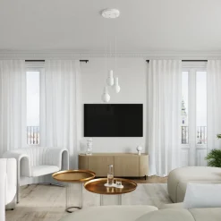 Lampa wisząca HALO 3P biała (SL.1710) - Sollux Lighting