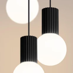 Lampa wisząca HALO 3P czarna (SL.1715) - Sollux Lighting