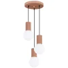 Lampa wisząca HALO 3P mocca (SL.1735) - Sollux Lighting