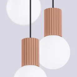 Lampa wisząca HALO 3P mocca (SL.1735) - Sollux Lighting