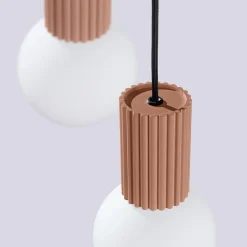 Lampa wisząca HALO 3P mocca (SL.1735) - Sollux Lighting