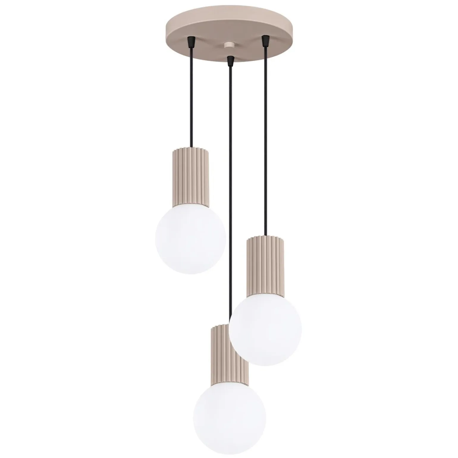 Lampa wisząca HALO 3P taupe (SL.1745) - Sollux Lighting