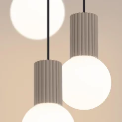 Lampa wisząca HALO 3P taupe (SL.1745) - Sollux Lighting