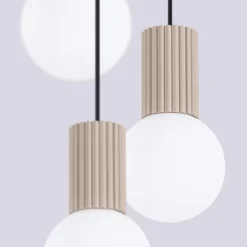 Lampa wisząca HALO 3P taupe (SL.1745) - Sollux Lighting