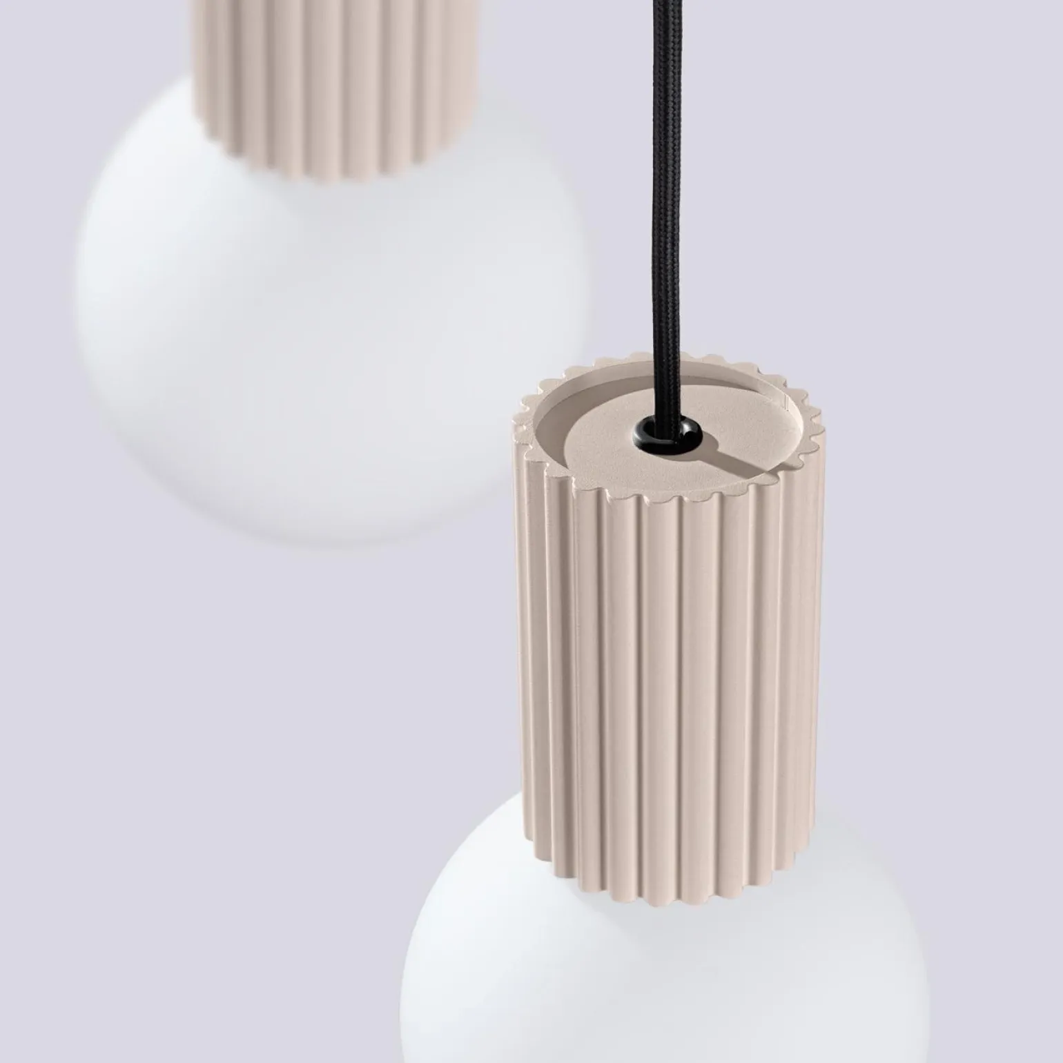 Lampa wisząca HALO 3P taupe (SL.1745) - Sollux Lighting