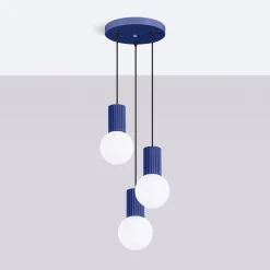 Lampa wisząca HALO 3P ultramaryna (SL.1740) - Sollux Lighting