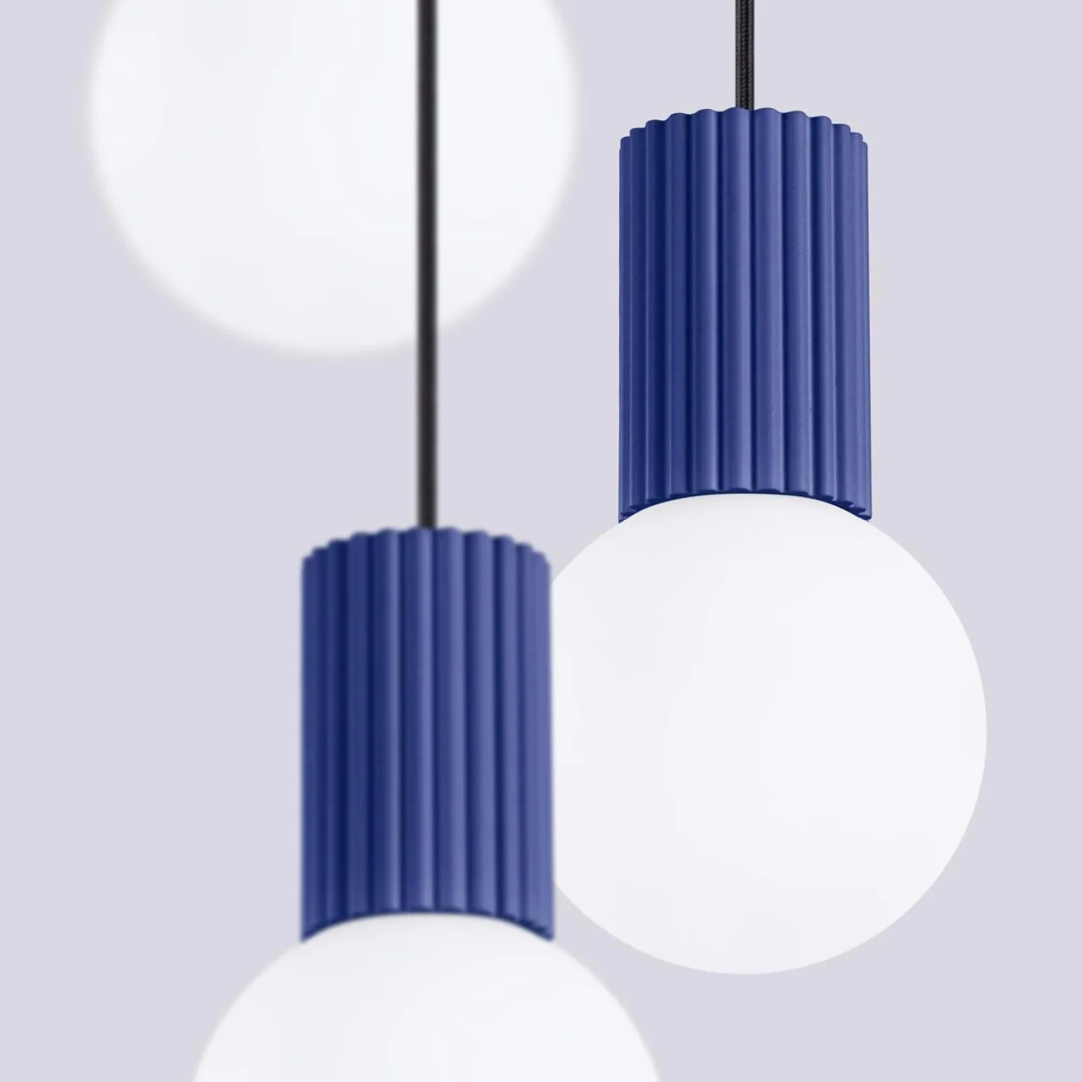 Lampa wisząca HALO 3P ultramaryna (SL.1740) - Sollux Lighting