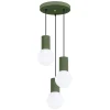 Lampa wisząca HALO 3P zielona oliwka (SL.1725) - Sollux Lighting