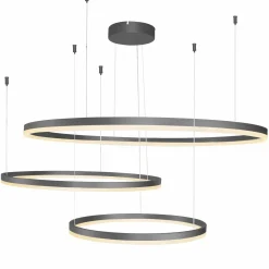 Lampa wisząca HALO PENDANT czarna 100+80+60 BK (AZ4707) - Azzardo