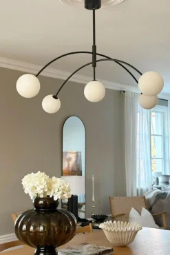 Lampa wisząca HEAVEN Pendant 5L Black/Opal