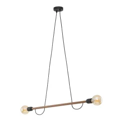 Lampa wisząca HELIX WOOD ORZECH 2 PŁ (4948) - TK Lighting