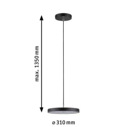 Lampa wisząca HILDOR LED DIM 2700K czarny matowy (PL96782) - PAULMANN