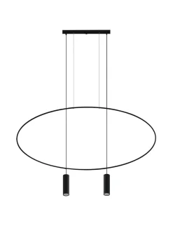 Lampa wisząca HOLAR 2 czarna (TH.017CZ) - Thoro Lighting