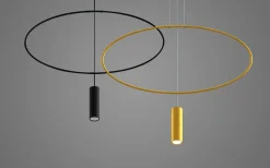 Lampa wisząca HOLAR 1 czarna (TH.016CZ) - Thoro Lighting