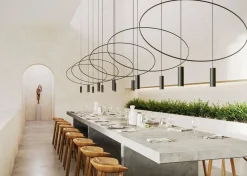 Lampa wisząca HOLAR 1 czarna (TH.016CZ) - Thoro Lighting