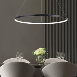 Lampa wisząca HORIK Ø 60 (PEN89424-60BK) - Zuma Line