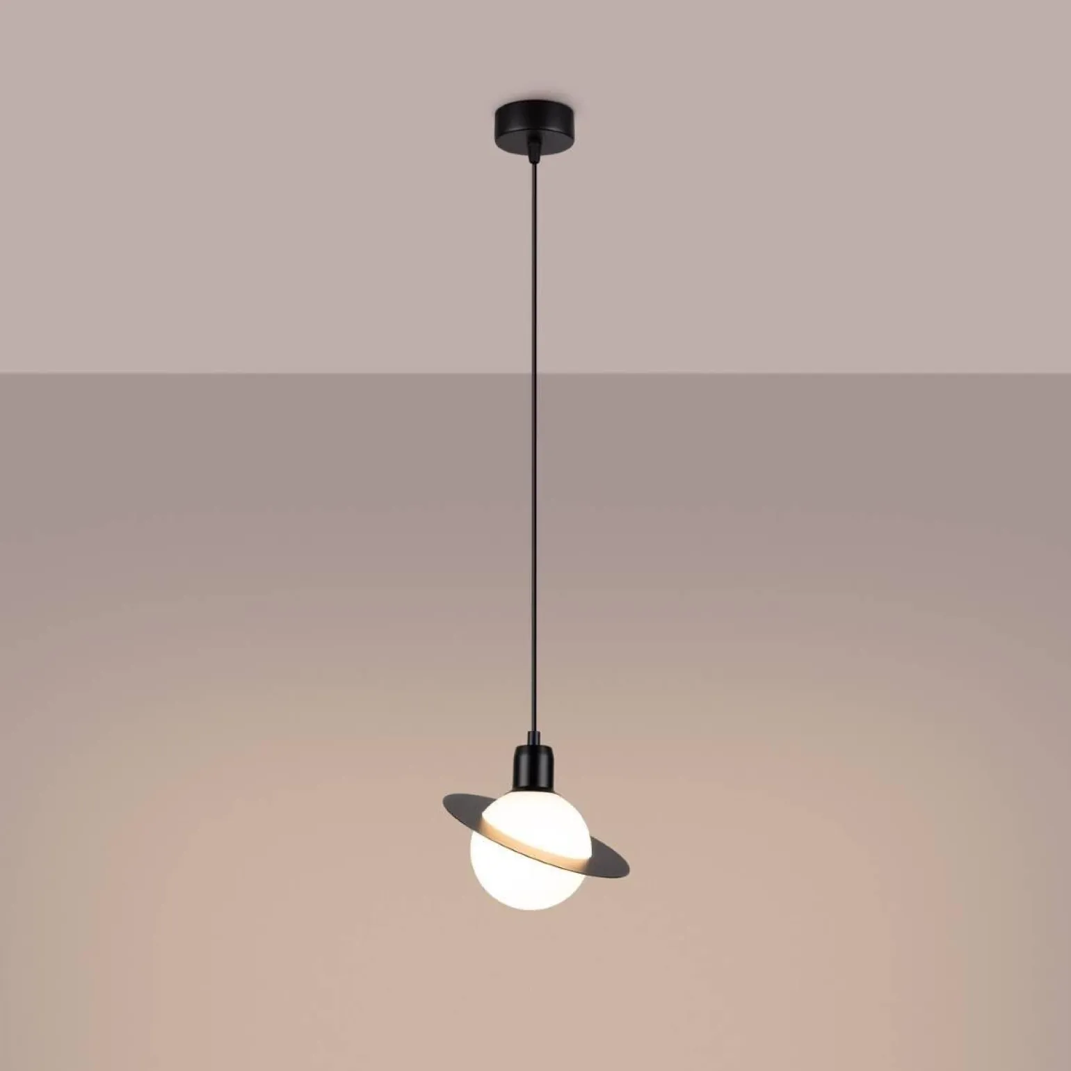 Lampa wisząca HYPERION 1 czarny (SL.1358) - Sollux Lighting