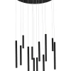 Lampa wisząca ILIOS 12 PENDANT 3-STEP DIMM Czarny (AZ5744) - Azzardo