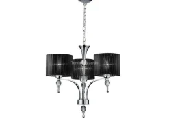 Lampa wisząca Impress 3 czarna (1976-3P-BK | AZ0498) - Azzardo - żyrandol