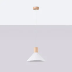 Lampa wisząca JAGA biała (SL.1319) - Sollux Lighting