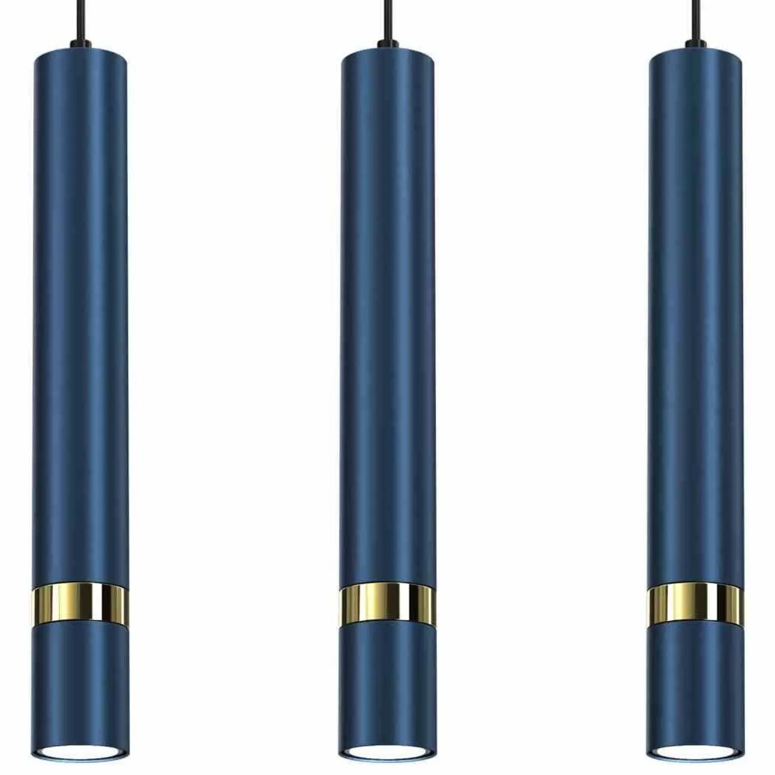 Lampa wisząca JOKER NAVY BLUE/GOLD 3xGU10 (MLP7726) - Milagro