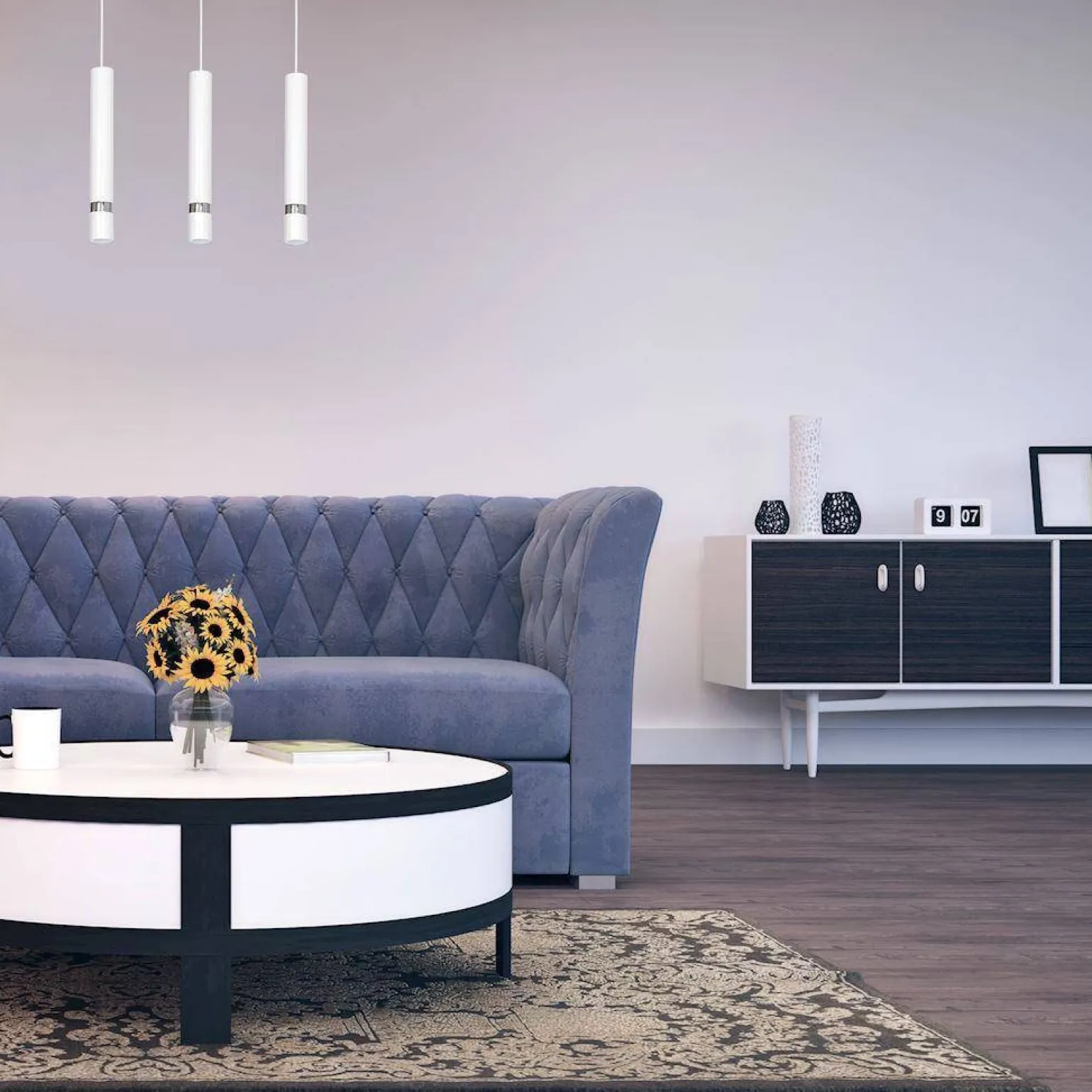 Lampa wisząca JOKER WHITE 3xGU10 (MLP1348) - Milagro