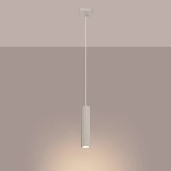 Lampa wisząca KARBON 1 beżowy (SL.1592) - Sollux Lighting