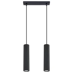 Lampa wisząca KARBON 2 czarny (SL.1574) - Sollux Lighting