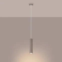 Lampa wisząca KARBON 1 taupe (SL.1759) - Sollux Lighting