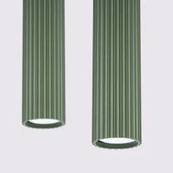 Lampa wisząca KARBON 2 zielona oliwka (SL.1612) - Sollux Lighting